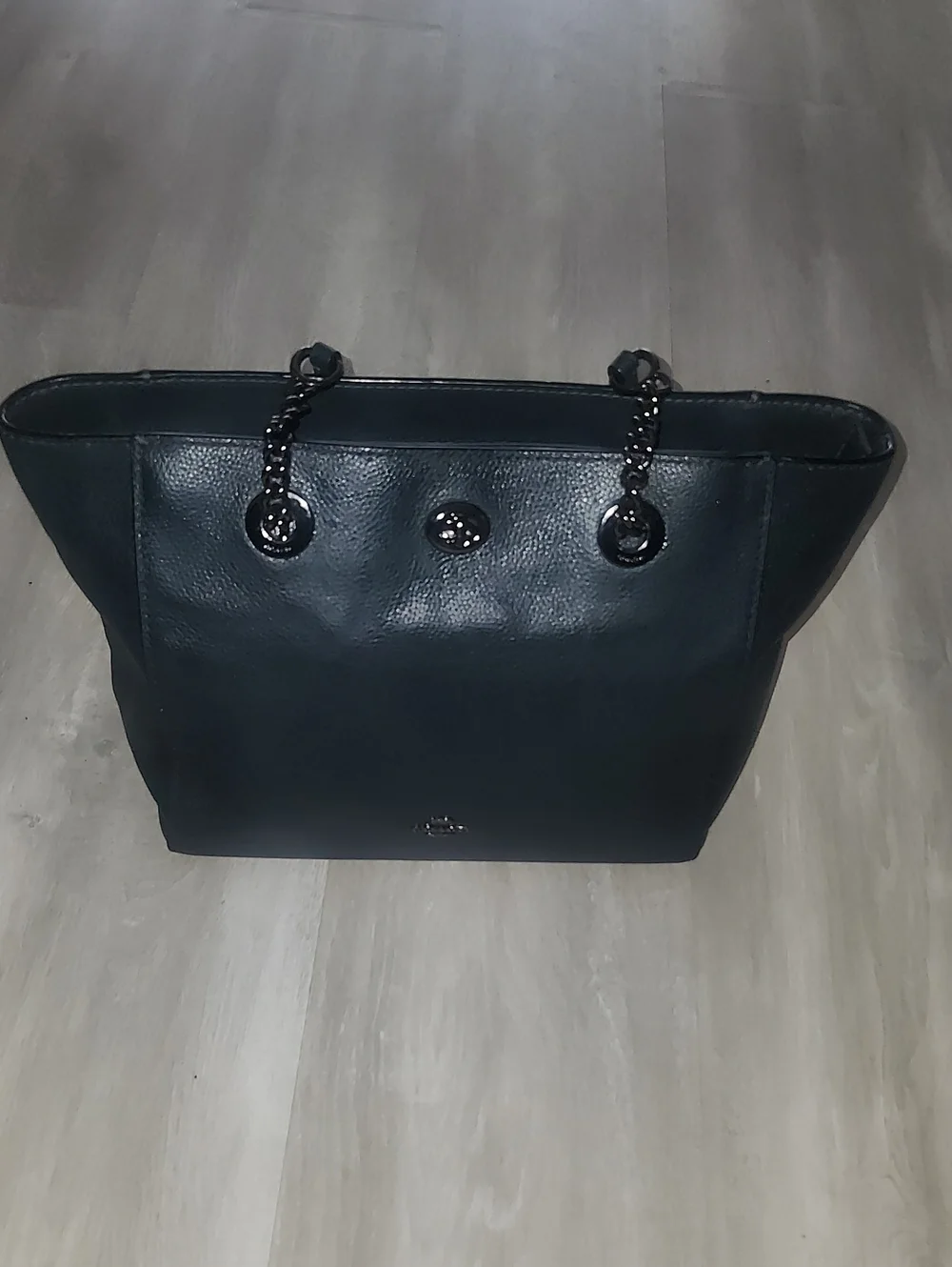 Coach Turnlock Chain Tote 27